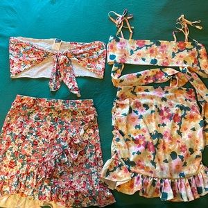 Shein skirt set bundle